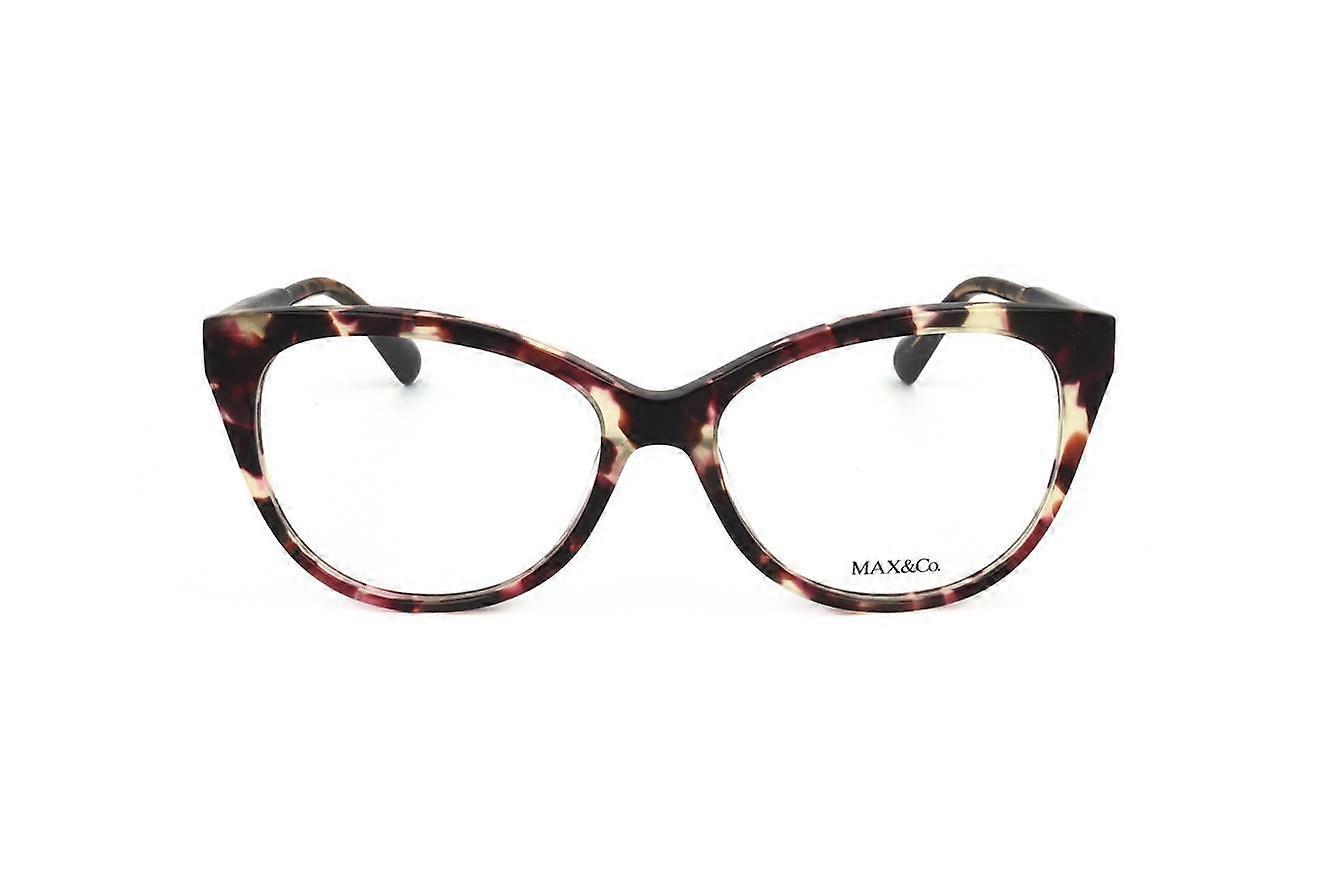 Max & Co. EYEGLASSES MO5003-001-54 New with case Max&Co. eyeglasses MO5003 WOMAN 54/16/140 001 SHINY BLACK  main image 3