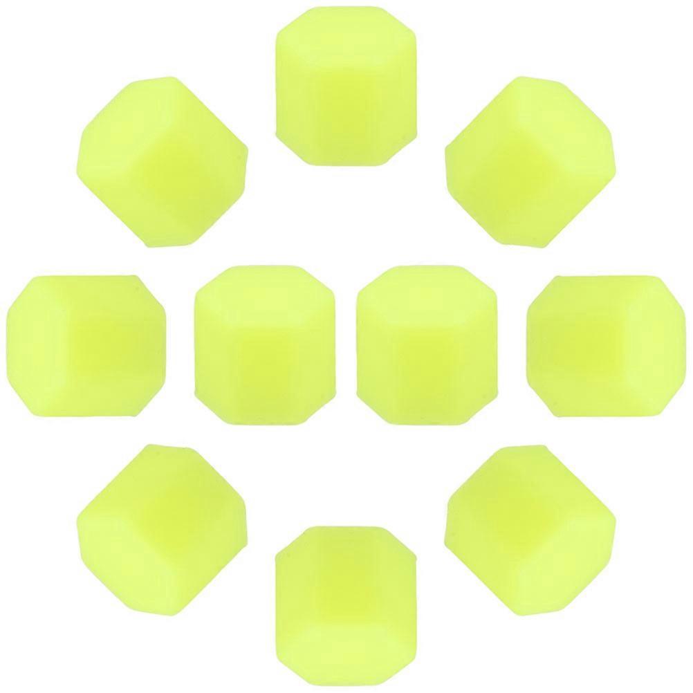 Glow-in-the-Dark Protective Caps for Daily Use Crafted from Durable Silicone Light Green