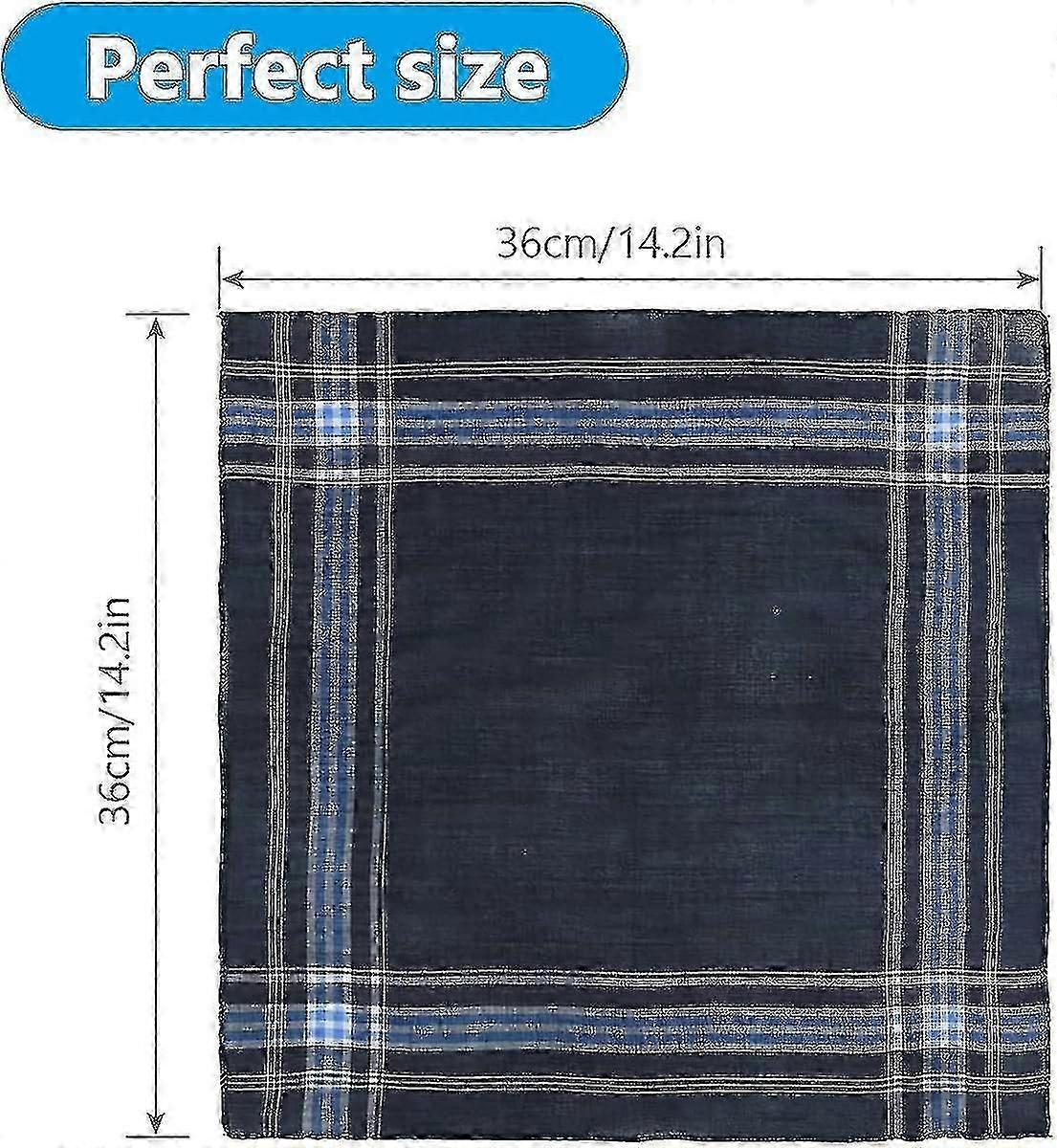 Ανδρικά μαντήλια, 12 pack gents hankies, ανδρικά premium μαντήλια βαμβακερό λευκό pocke