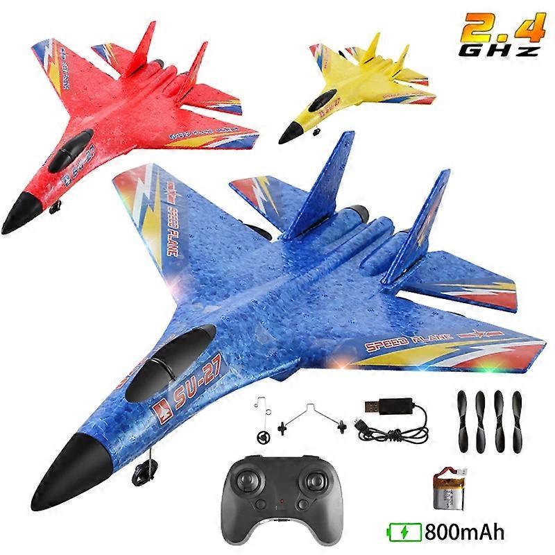 Su-27 Rc Foam Plane 2.4G Radio Controlled Airplane yellow