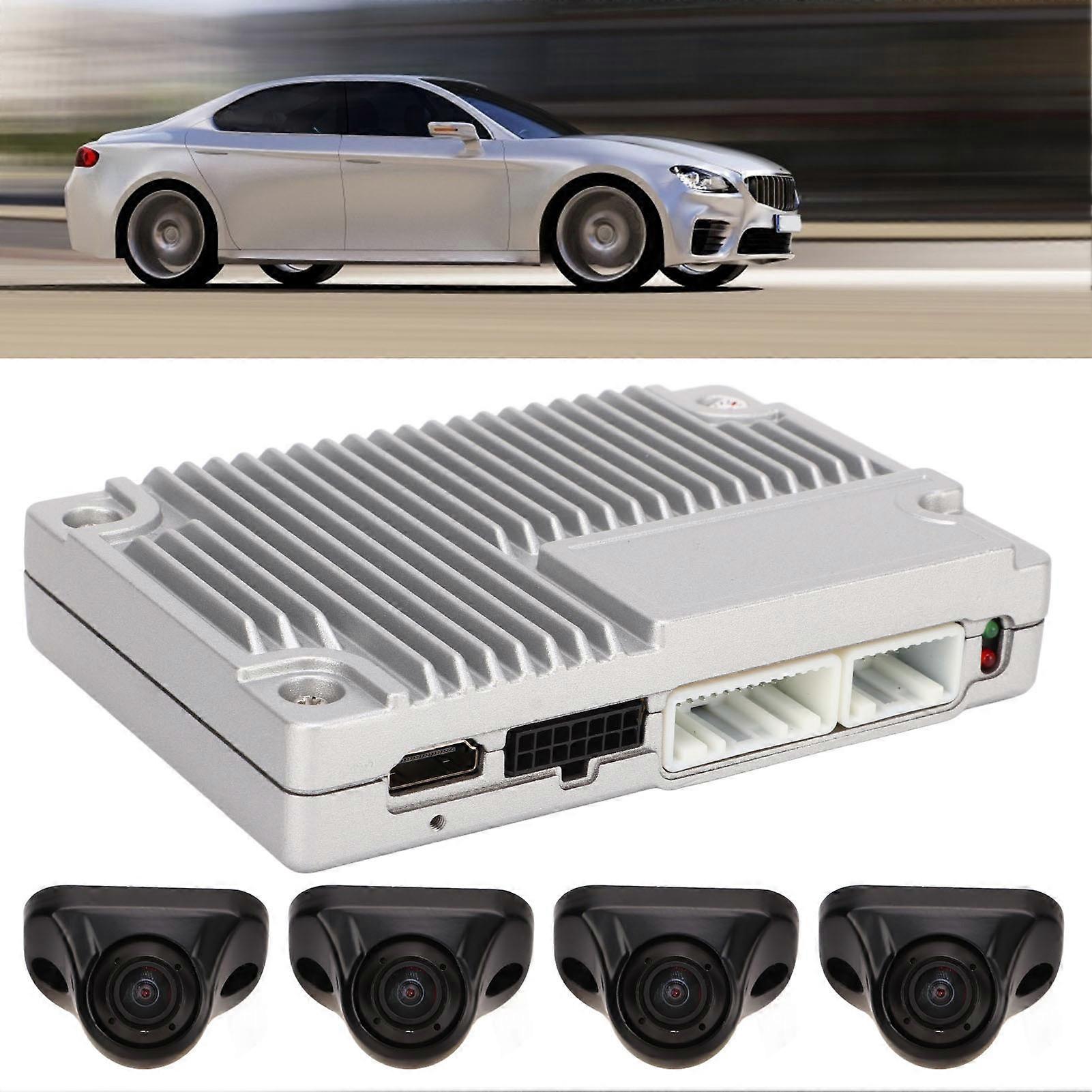 360 Degree Bird View System with Front Rear Left Right Backup Parking 4 Way Cameras Panoramic Driving Car Accessories 