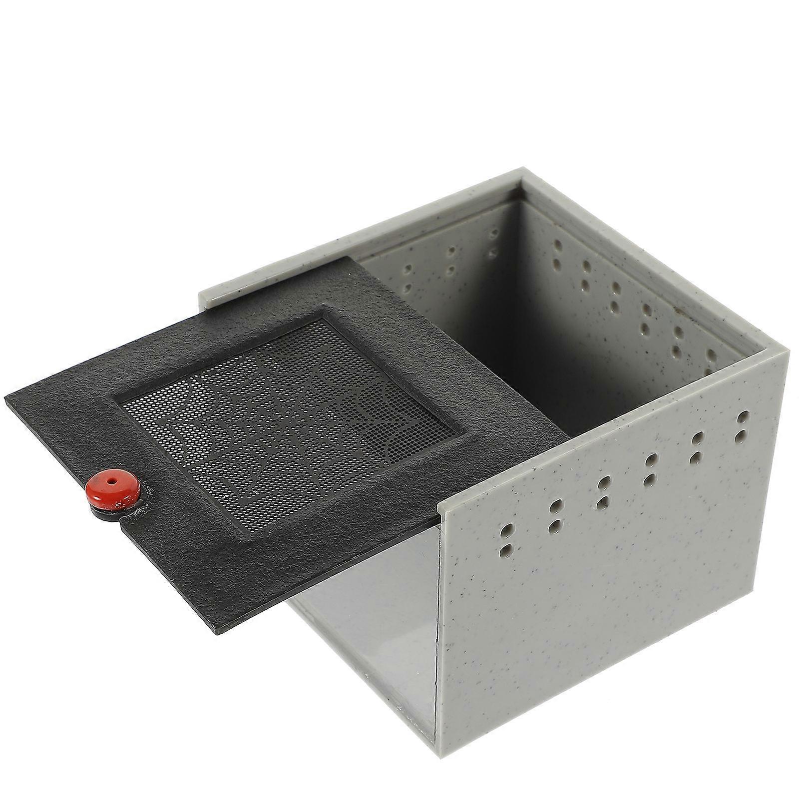 Durable Acrylic Pet Enclosure with All-round Ventilation for Small Reptiles and Insects 12x8x10
