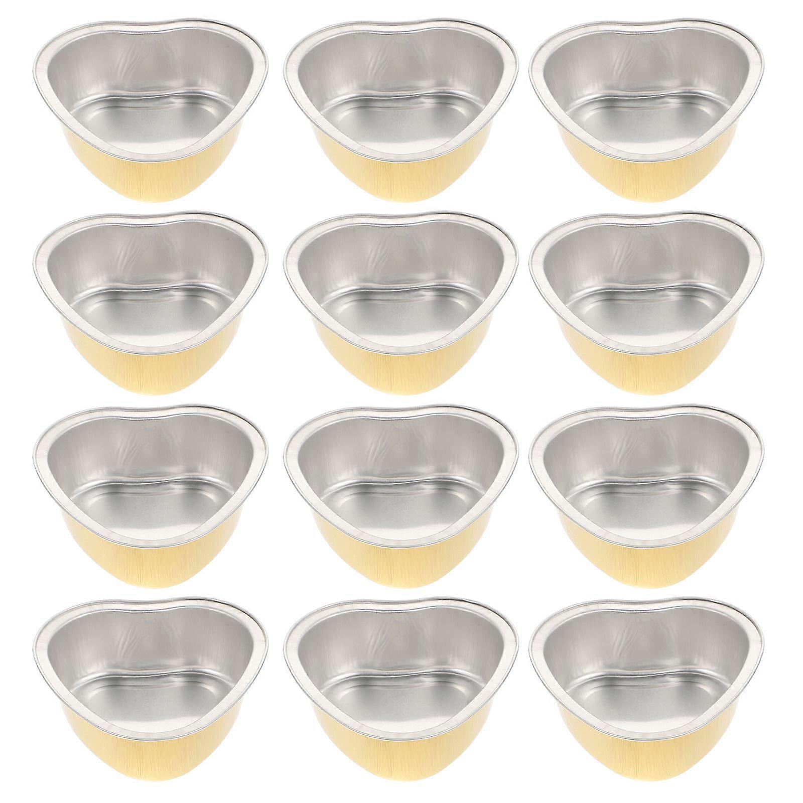 Portable Wax Melting Bowls For Home Waxing Suitable For Women With Silver Finish And Wax Melting Function 12Pcs