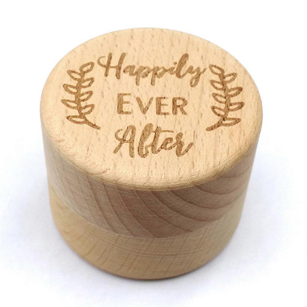 كاكي خمر مربع الخاتم لخطوبة الزفاف مع كلمات حلوة على الغلاف لتخزين الخواتم صغيرة الحجم