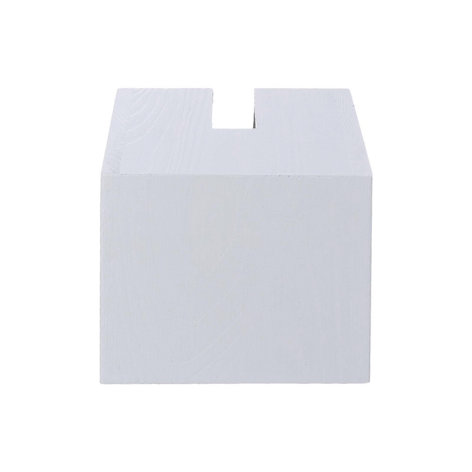 1Pc Wooden House Shaped Napkin Box Simple Desktop Tissue Holder