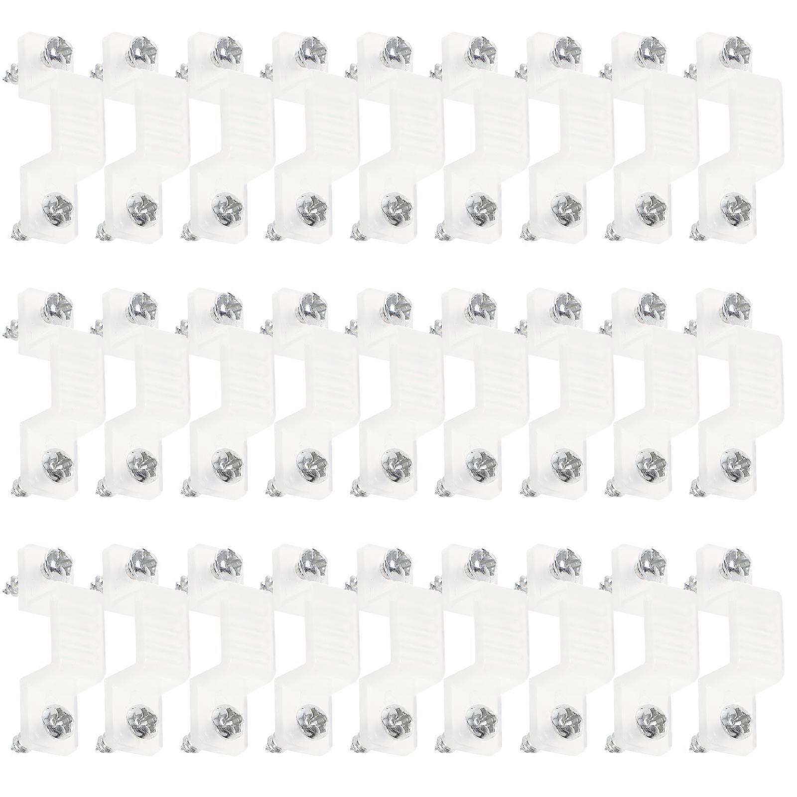 Light Strip Mounting Bracket 14mm Silicone Design For Home And Office Use 100Pcs