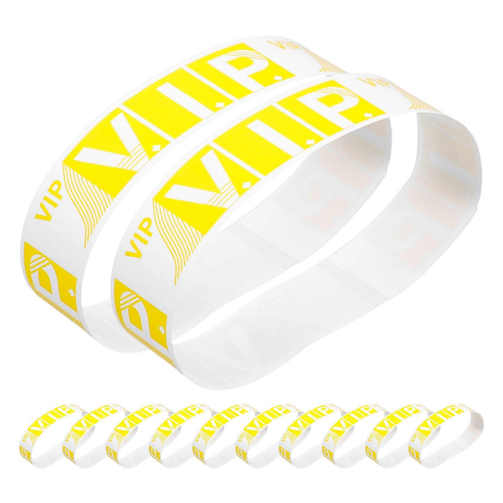 VIP Wristbands 100Pack For Parties Concerts Festivals In Luxurious Style With Water Resistance