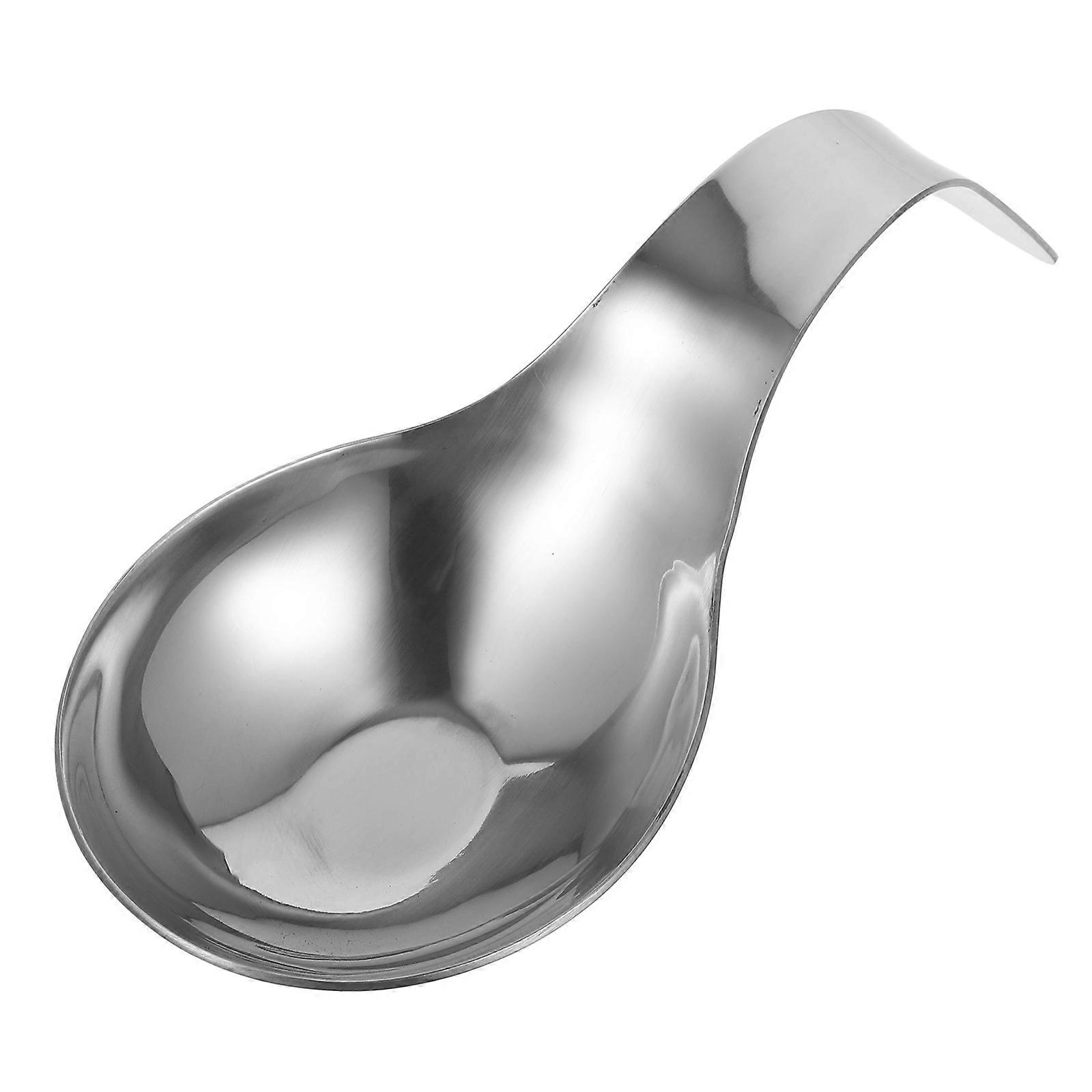 Stainless Steel Spoon Rest & Ladle Holder for Kitchen Utensils – Thickened Stand for Spoons, Tongs, Spatulas, Forks – Multipurpose Tableware Organizer