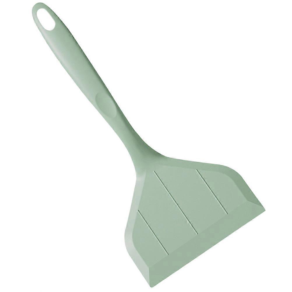 Heat Resistant Silicone Wok Spatula Multi Function Nonstick Turner Long Handle for Frying Eggs Stirring Soups Mixing Batter