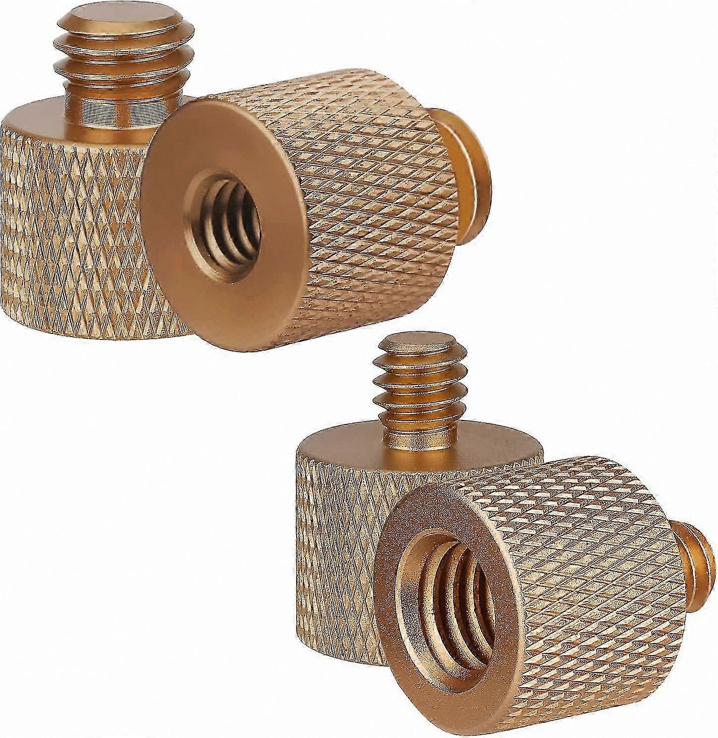 Adapter for Camera Screw Monitor Microphone Stand Tripod Monopod, 1/4 to 3/8 Thread Conversion Connector