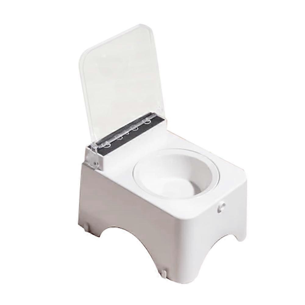 Smart Cat Bowl With Infrared Sensor, Automatic Lid, Anti Rodent Pet Food Dispenser Keeps Meals Fresh For Cats And Dogs