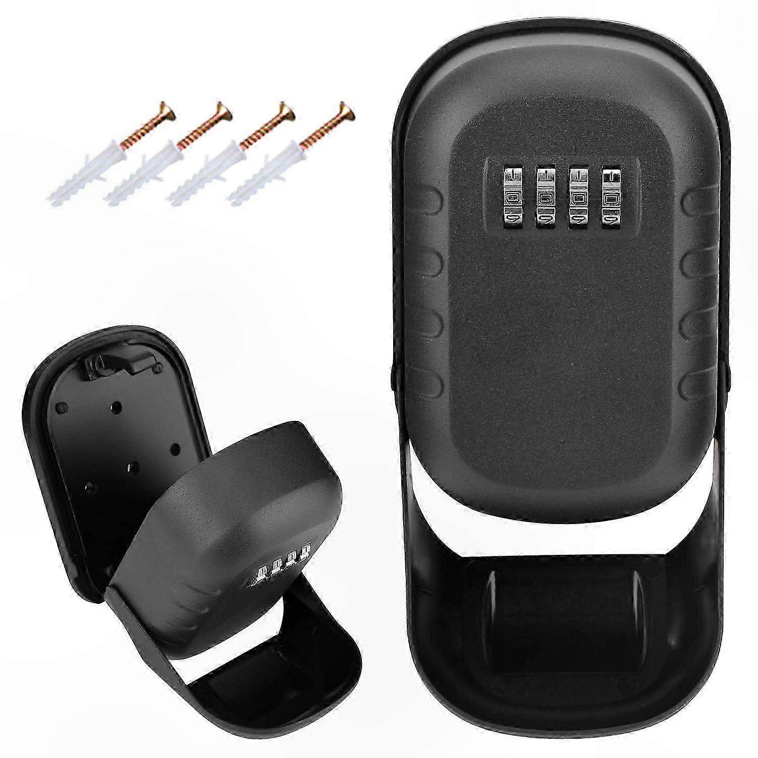 Secure Wall-Mounted Key Storage Box with Waterproof Design for Easy Access and Organization