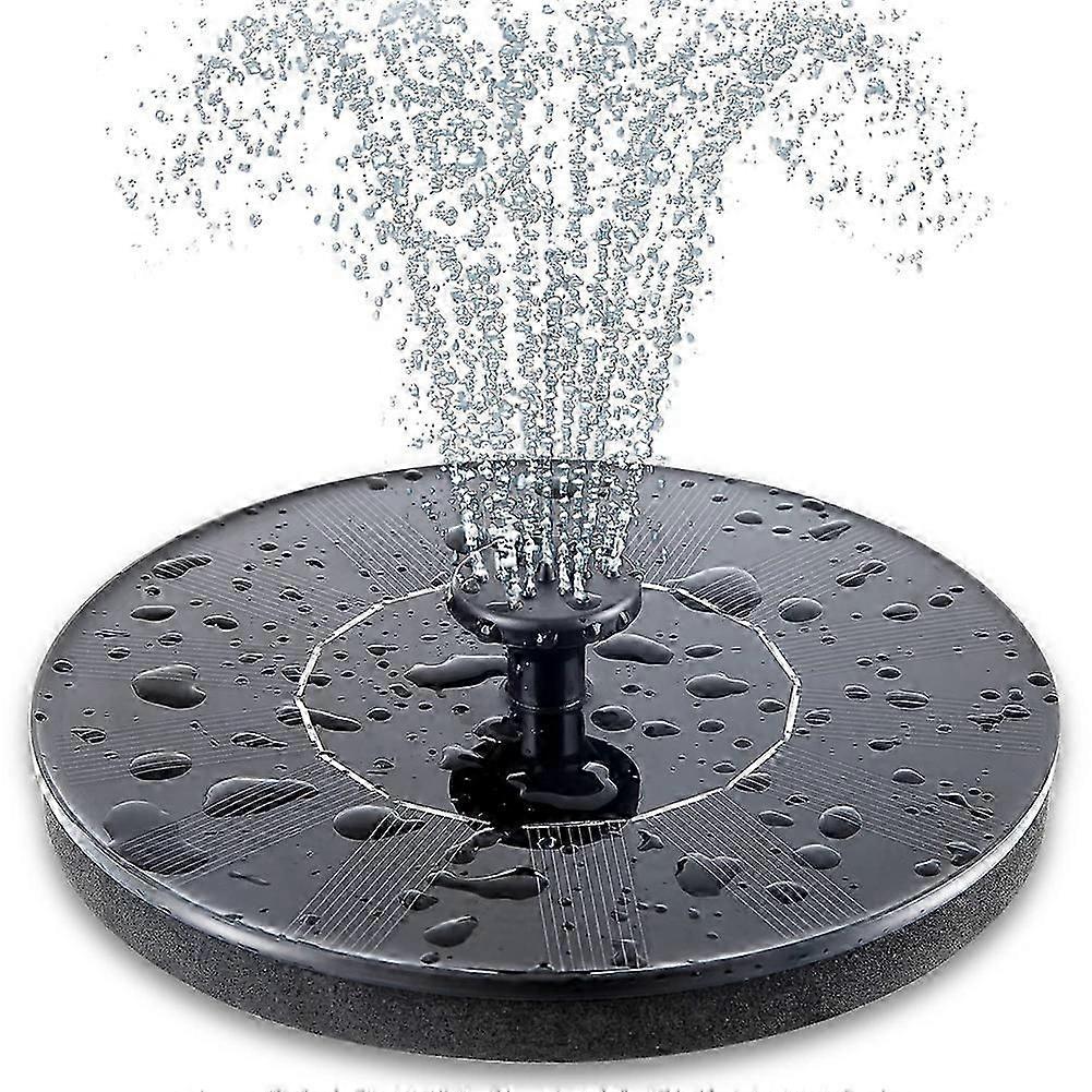 Solar Bird Bath Fountain Pump, Upgrade 3.5W Solar Fountain with Nozzle, Free Standing Floating Solar