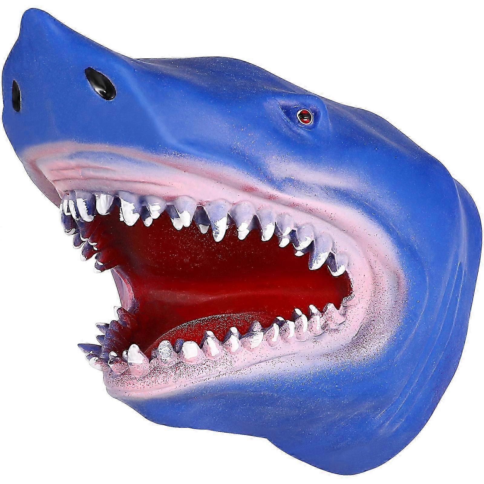 Hand Puppet Toy Creative Realistic Shark Shaped Glove Storytelling Prop Puppet Gift for Kids Adults!ZZ13
