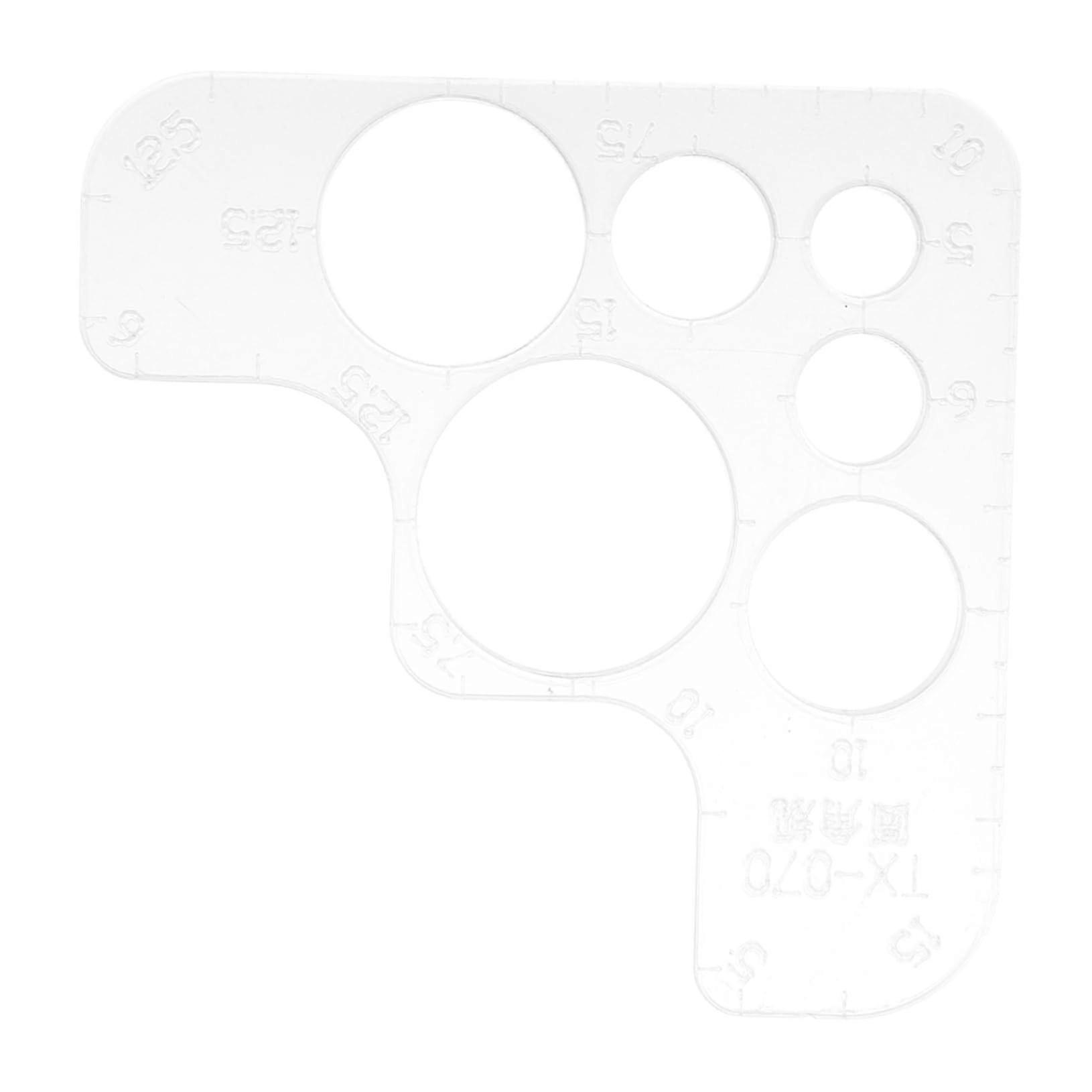 Acrylic sewing gauge Adjustable template for precise seams and designs Leather cutting tool for DIY projects for creative craftsmen and hobbyists