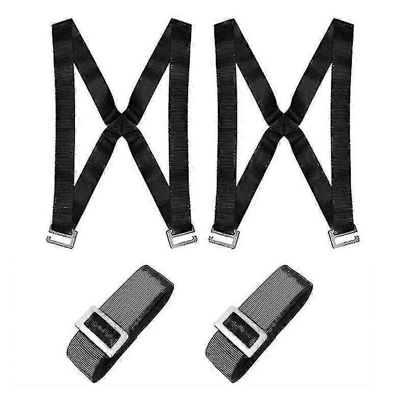 Moving Strap, (2 Harnesses) Moving Straps Up To 360kg, Lifting Strap Moving Aid For Piano And Transporting Heavy Furniture, 2.8m Carrying Strap Black