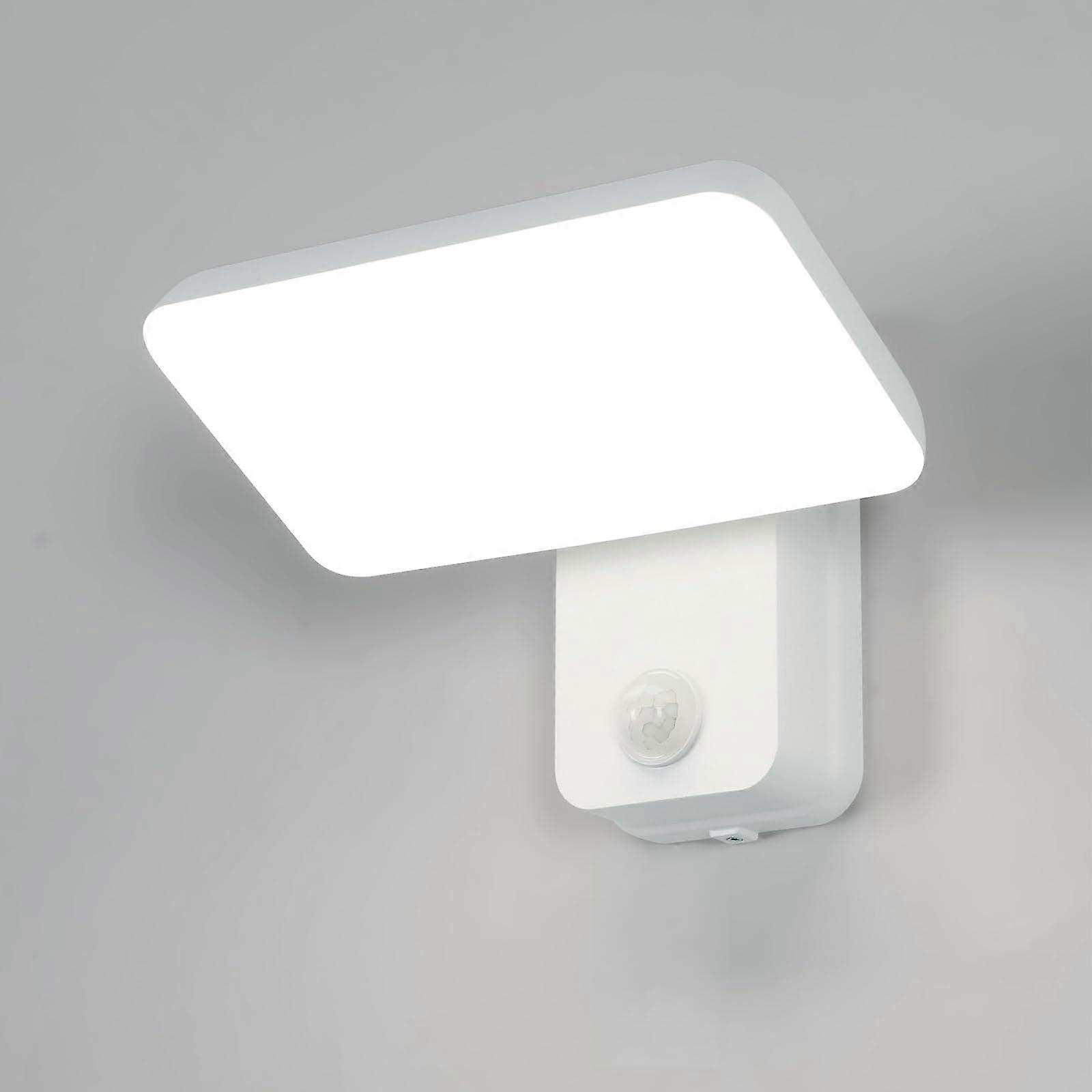 16W LED Outdoor Light with Motion Sensor, Waterproof IP65, Cool White 6500K
