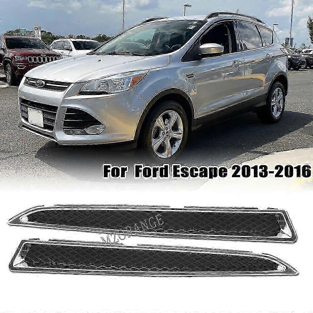 For Ford Kuga Escape 2013 2014 2015 2016 Car Front Headlight Lower Bracket Trim Moulding styling Decorat Strip Car Accessories
