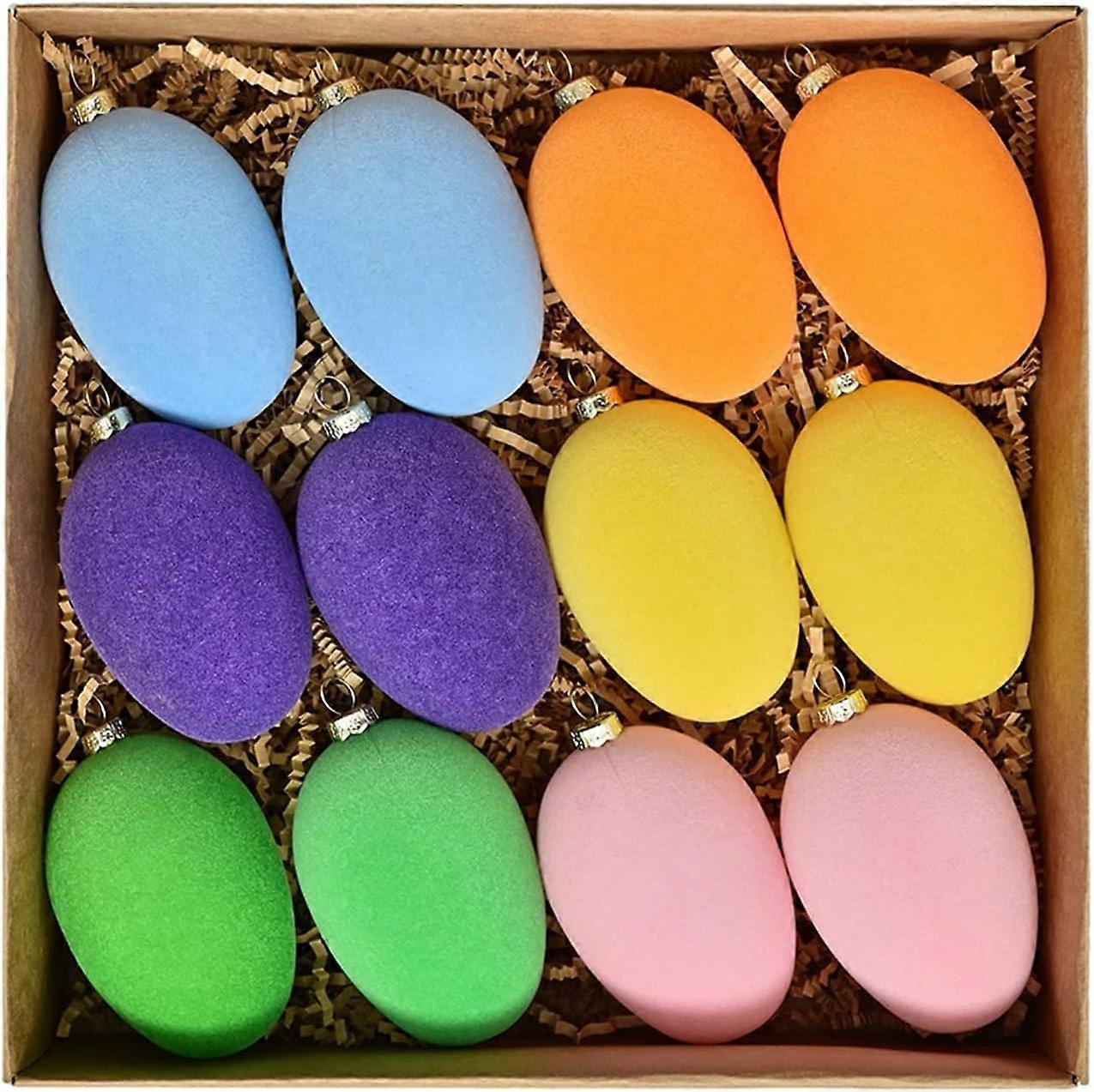 Easter  Home Decoration 12-Pack Easter Egg Decorations  Hanging Egg Decorations for Holidays