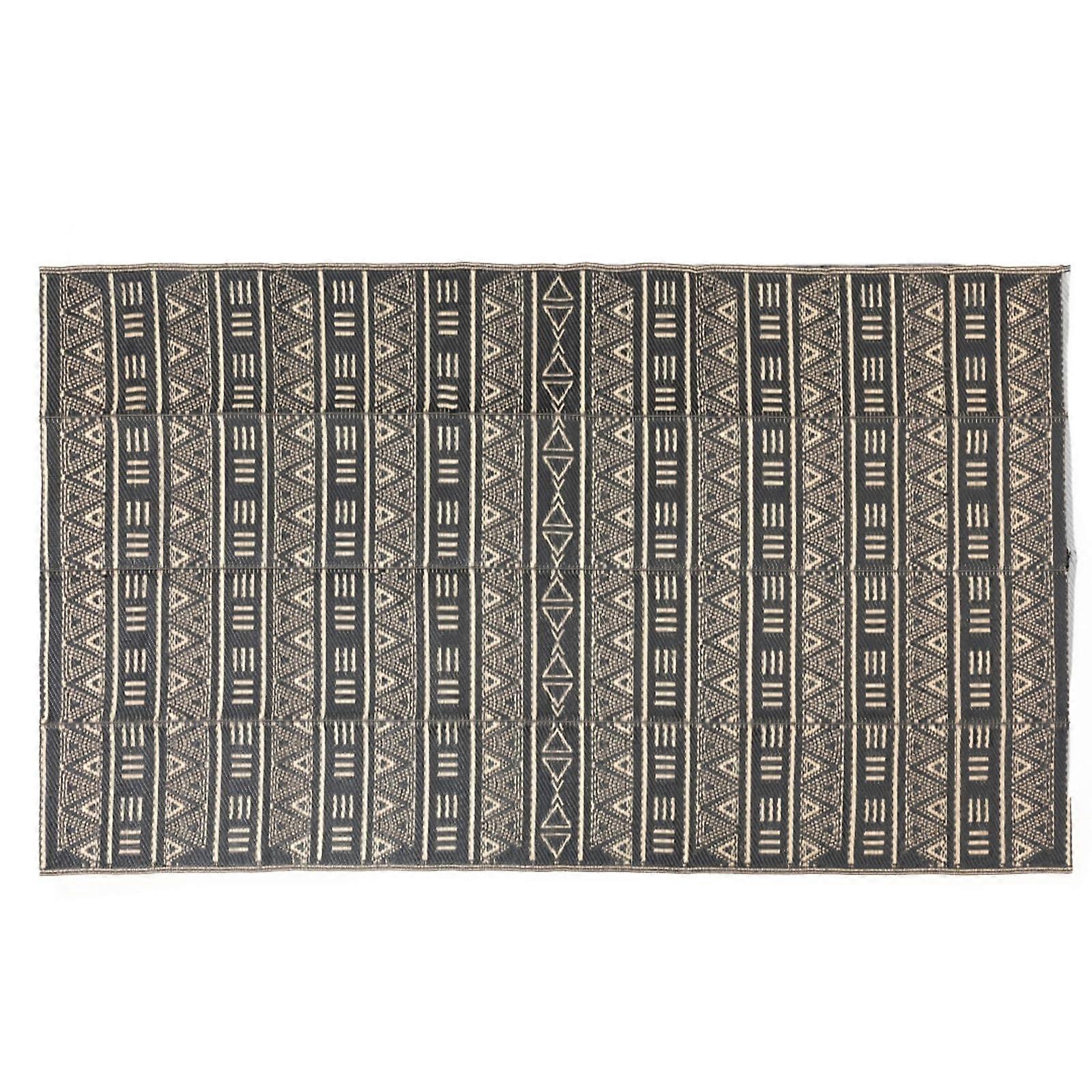 Outdoor Patio Mats, Waterproof Geometric Bohemian Area Rug, for Picnic Beach Patio Backyard