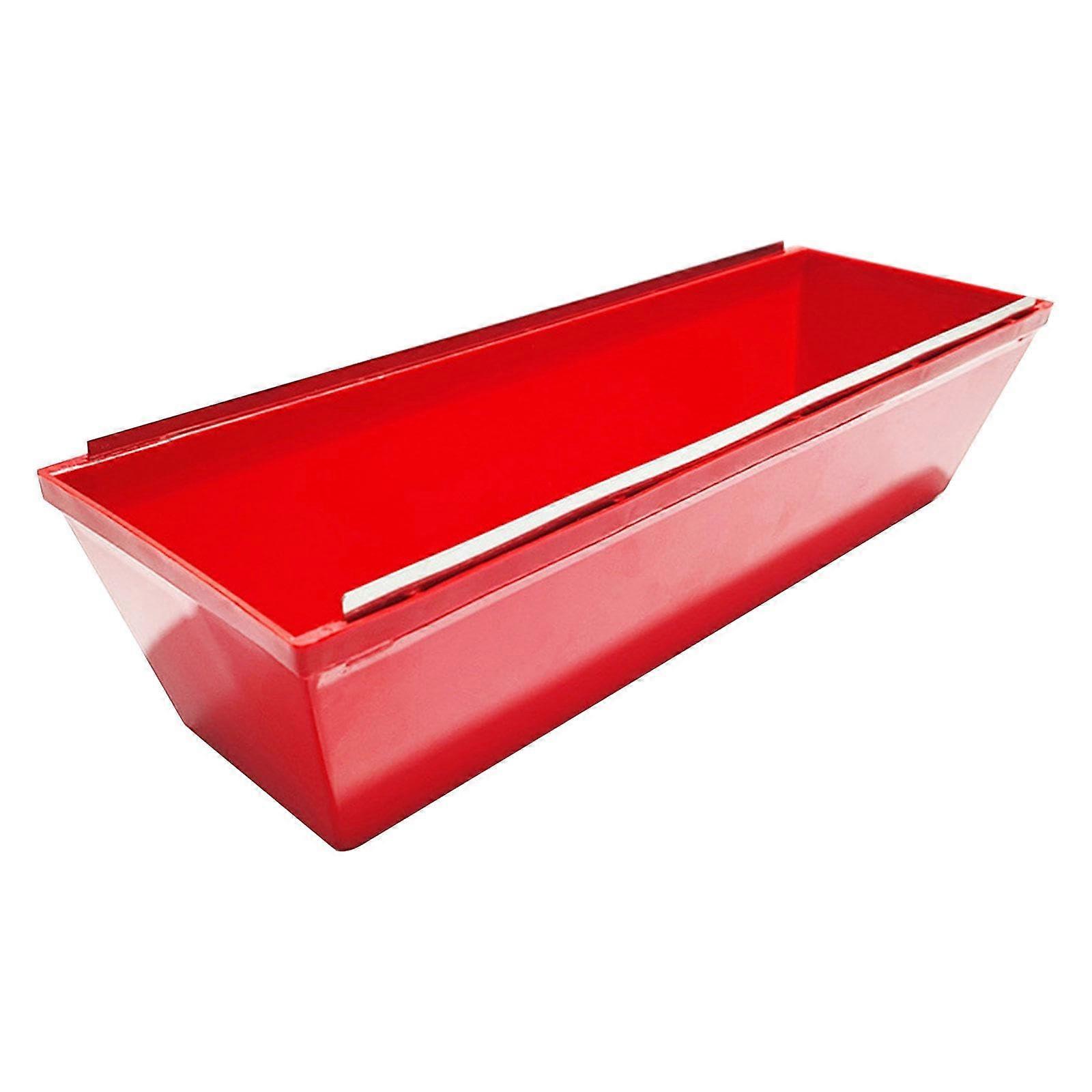 Tool Tray for Drywall and Masonry, Lightweight Sturdy Mud Tub, Easy Carry Bucket with Putty Groove