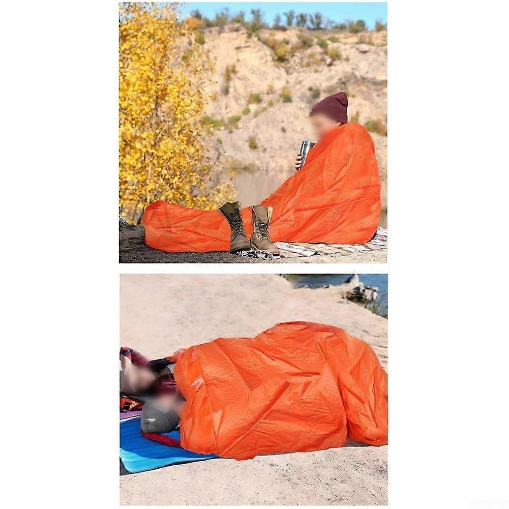 Waterproof Survival Sleeping Bag, Lightweight Design, Compact Size for Outdoor Adventures, Durable Material