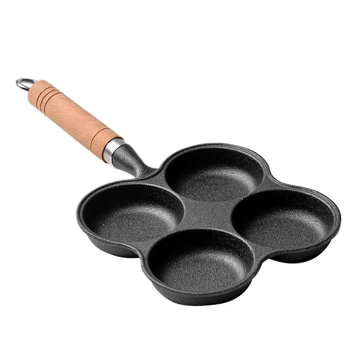 1pc NonStick Four Frying Pan Practical and Pancake Cooking Pot Versatile Snail Pan for Breakfast