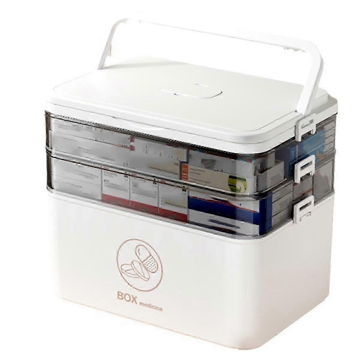 Boîte de rangement portable pour médicaments MedBox : solution multifonction à transporter partout pour les médicaments et autres articles