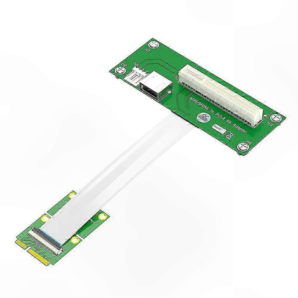 PCI-E 8X to Mini PCI-E Adapter with Flexible High-Speed FPC Extension Cable for Testing and Development Solutions