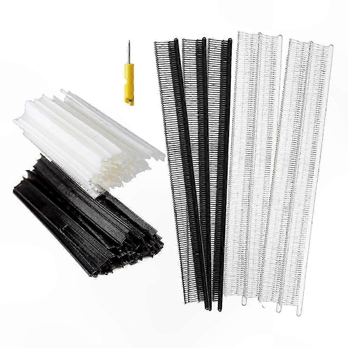 1200 مشابك بلاستيكية صغيرة مع إبرة ، 0.18 "لاذعة لمرفقات الملابس السريعة