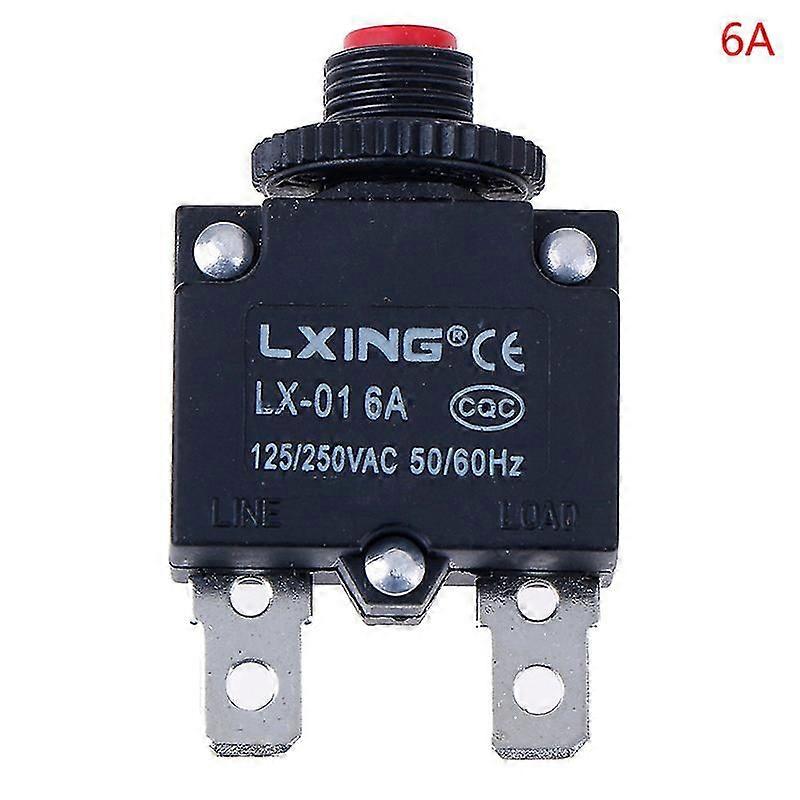 Circuit Breaker Overload Protector Switch Fuse 3A 4A 5A 6A 8A 10A 15A 20A 30A HFMQV