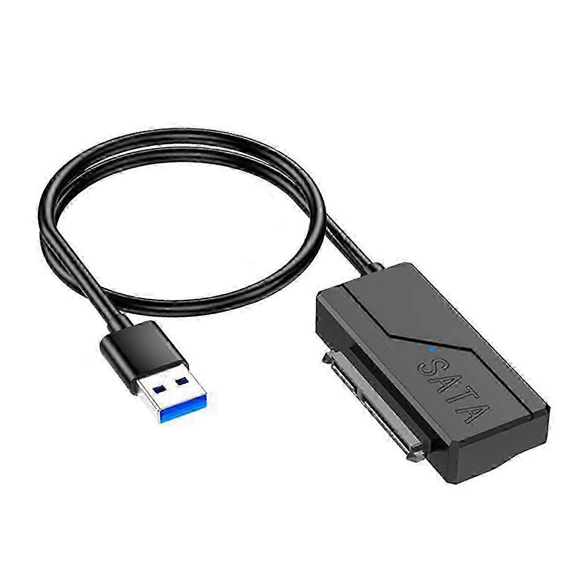 USB 3.0 to SATA III Cable & Adapter for External HDD SSD: Supports 3.5 & 2.5-inch Drives