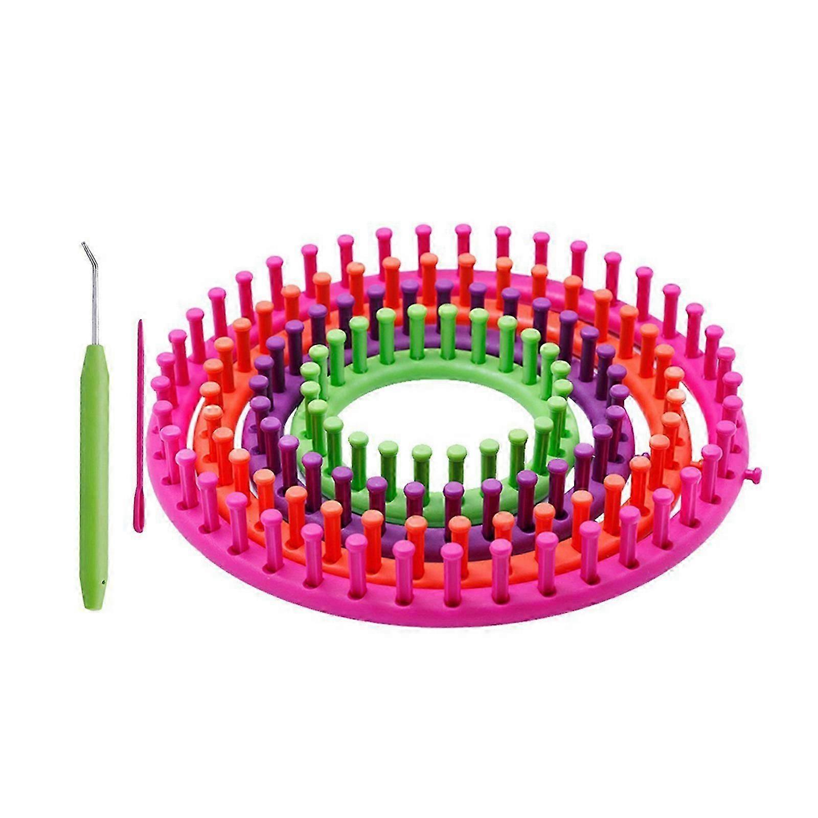 1 Set Round Knitting Weave Hook Needle Weaving Scarf Sweater Hat Shawl Stitching
