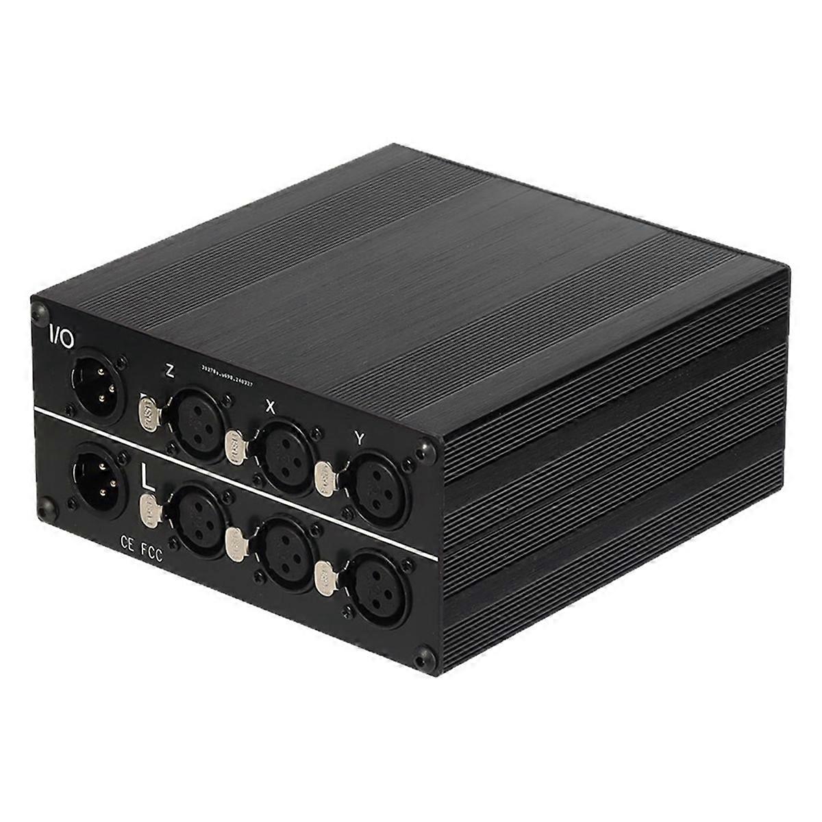 3-Way Passive Stereo Audio Switcher XLR 3-Female 1-Male Switcher