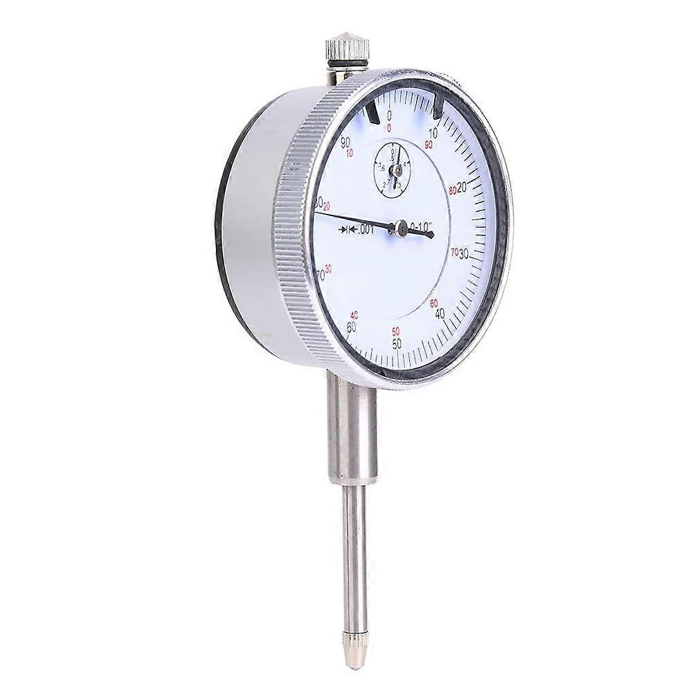 1in High Precision Dial Indicator Stainless Steel Brackets And Tips 0.1in Inner Wheel Resolution 0.001in Outer Wheel