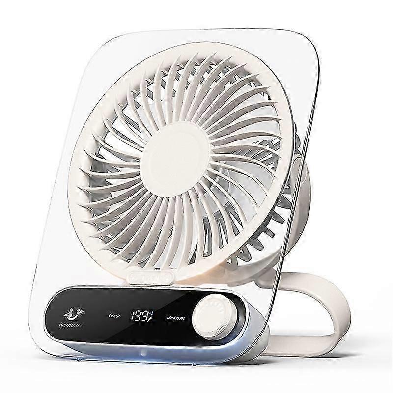 199-Speed Wall Mount Fan with Handle, Light & Aromatherapy for Desktop Use