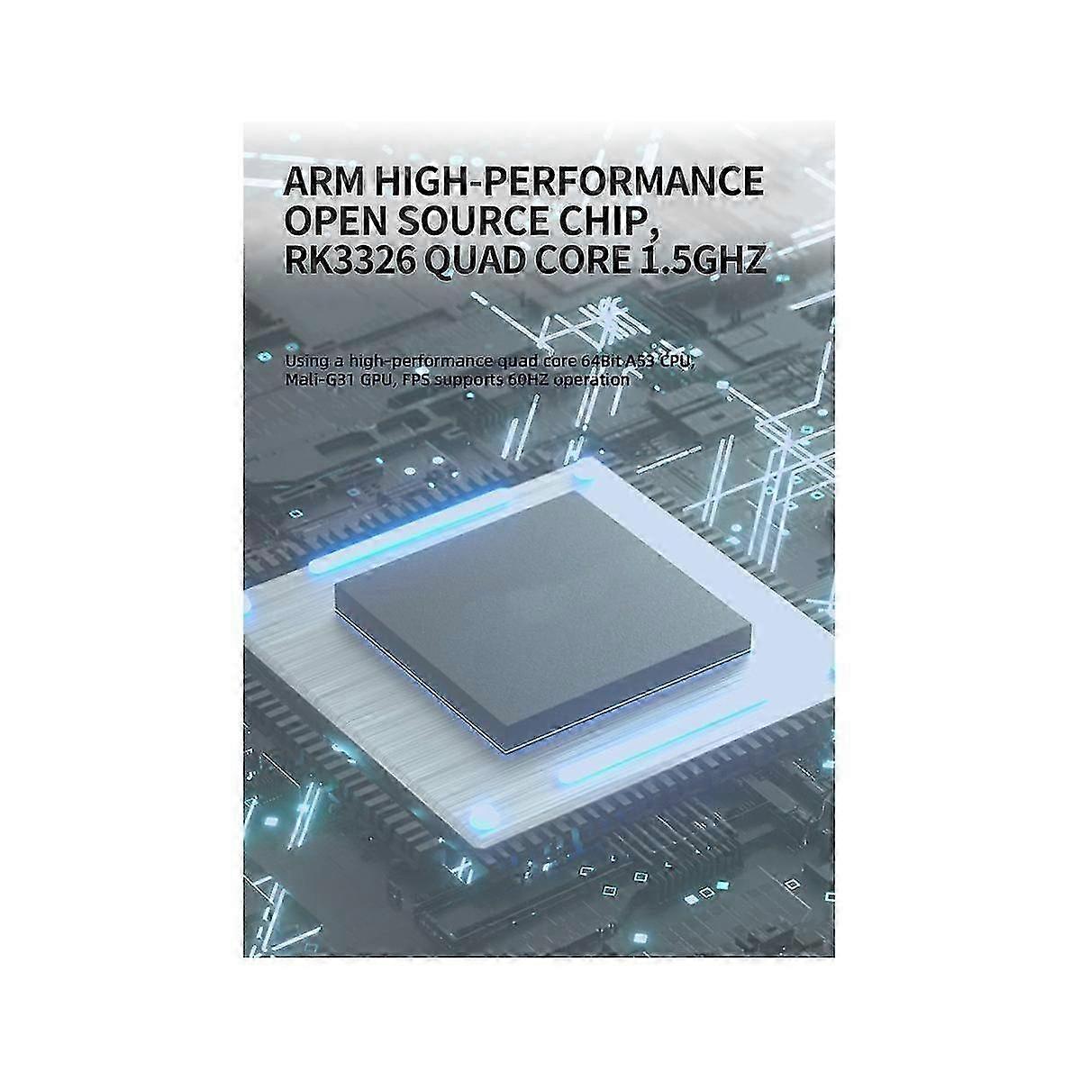 RGB20S Retro Game Console 16G+128G 3.5 Inch IPS Screen Handheld Video Game Console Open Source System(Yellow)