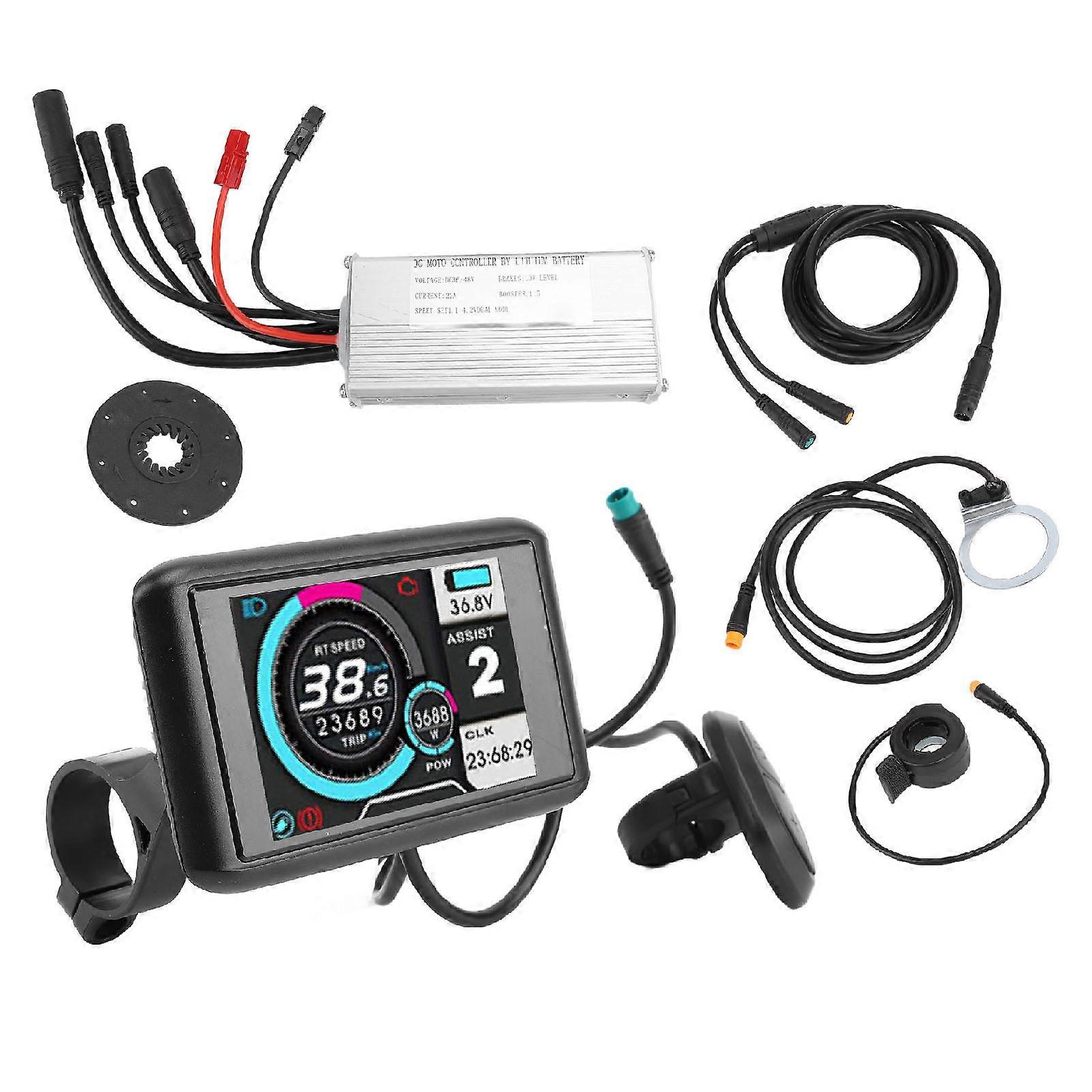 22A 36V 48V Brushless Motor Controller Kit with LCD Panel