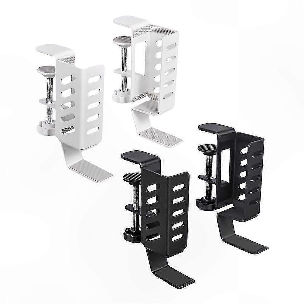 Laptop Desk Mount, Adjustable Clamp-On Holder for Home Office Use, Side Storage Solution