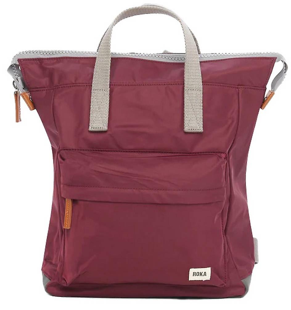 Roka Bantry B Medium Sustainable Nylon Backpack - Plum Purple