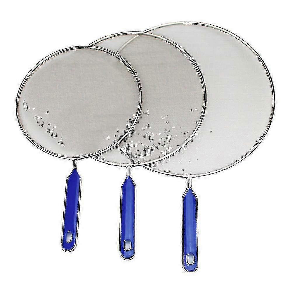 3 Pack Grease Splatter Screen Compatible with Frying Pan Cooking, S...
