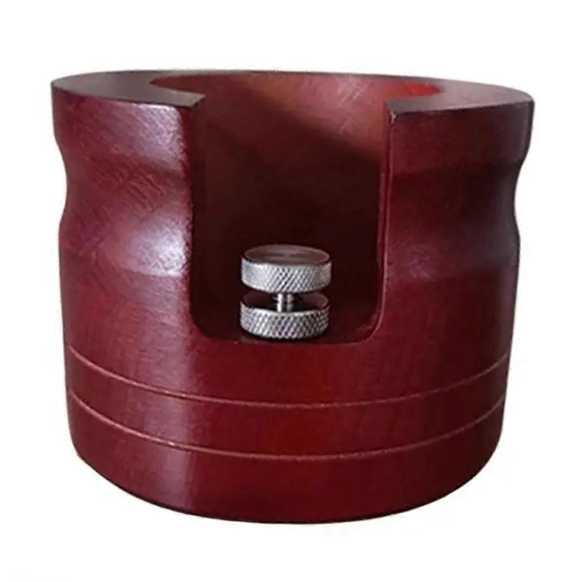 Impact Wooden Stand Bottomless Portafilter Holder Rack Espresso Tool 54mm