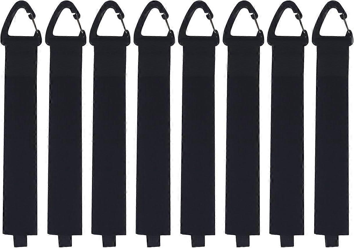 Extension Cord Holder Organizer, 8-Pack Heavy-Duty Storage Straps with Triangle Buckles for Hanging Cables, Hoses, Cords, and Tools