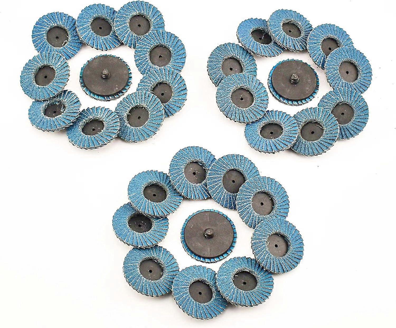 2" Quick Change Discs Surface Sanding Disc with Disc Holder for Grinder Surface Paint and Rust Removal 31 Pcs