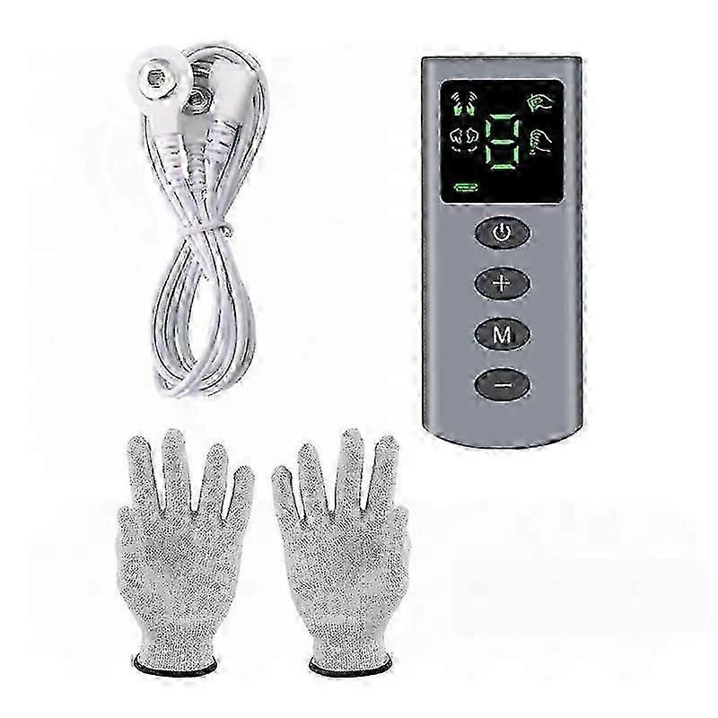 Nye TENS Massasjehansker Palm Massasje Instrument EMS Pulse Bærbar Skjønnhet Massasje Fysioterapi Hansker