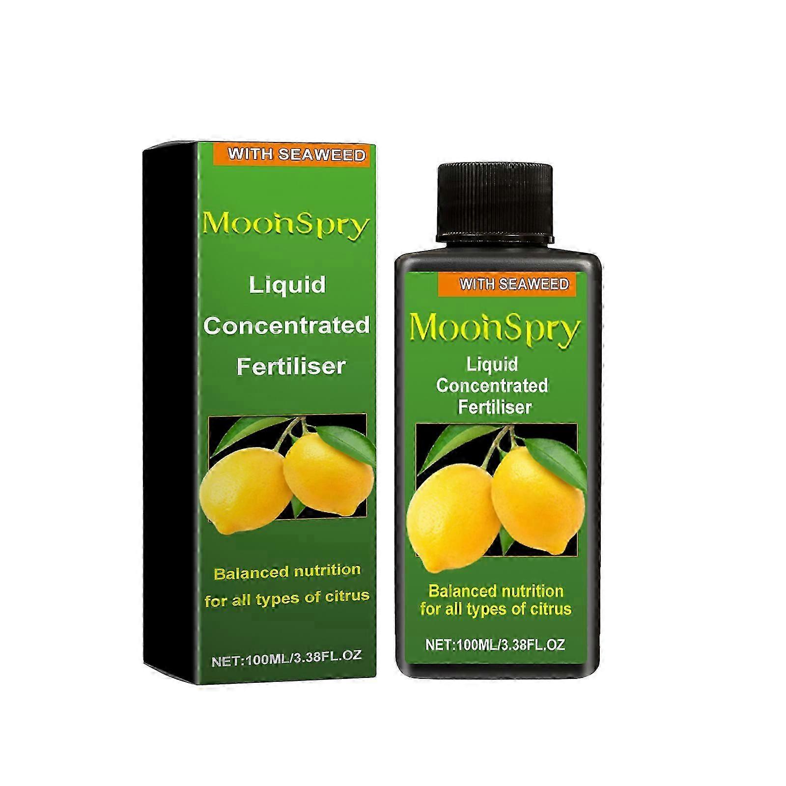 Liquid concentrated fertilizer, citrus orange lemon plant supplement fertilizer balanced nutrient solution