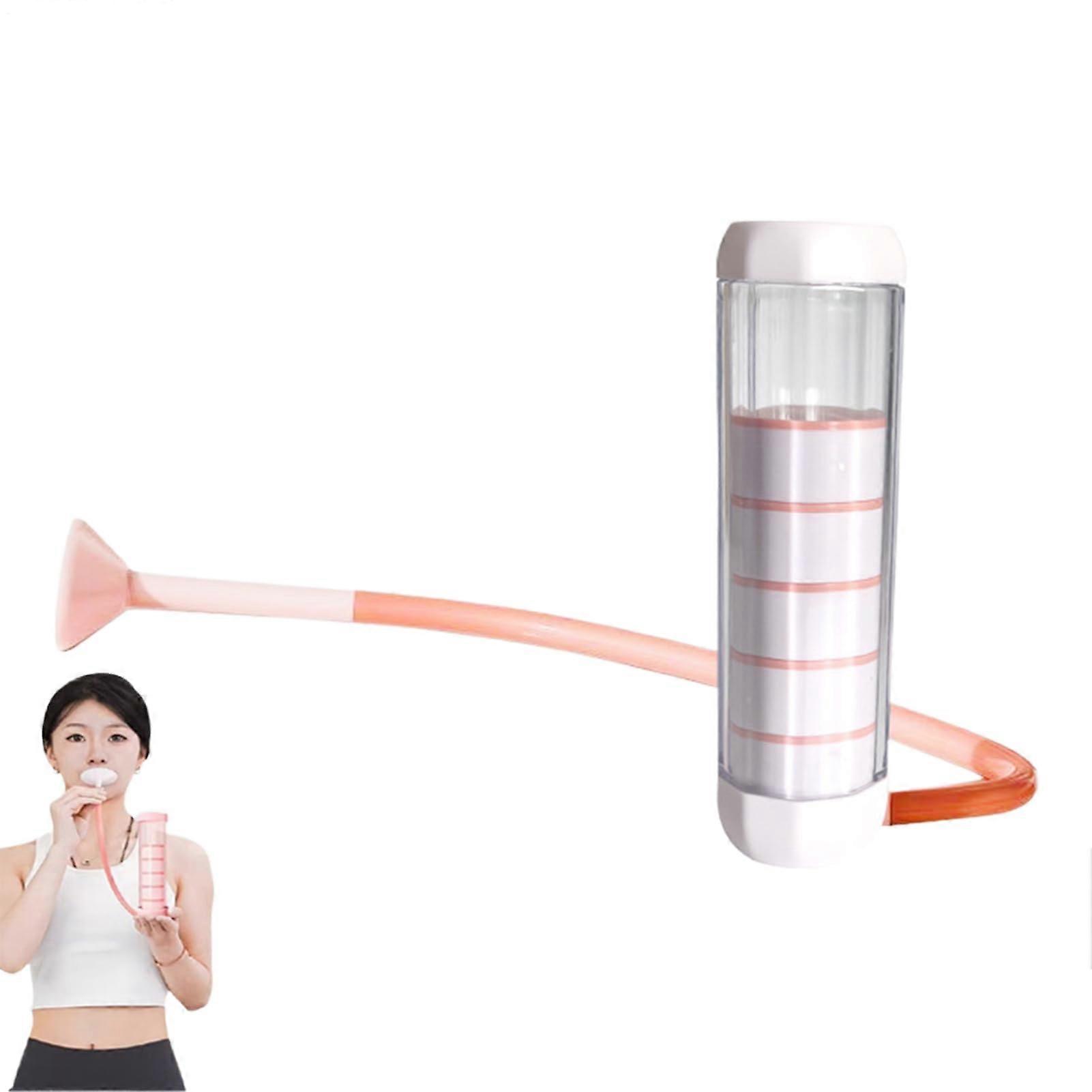 Breathing Dumbbells for Abdominal Muscle Training, Adjustable Lung Capacity Exerciser for Home and Travel Workouts