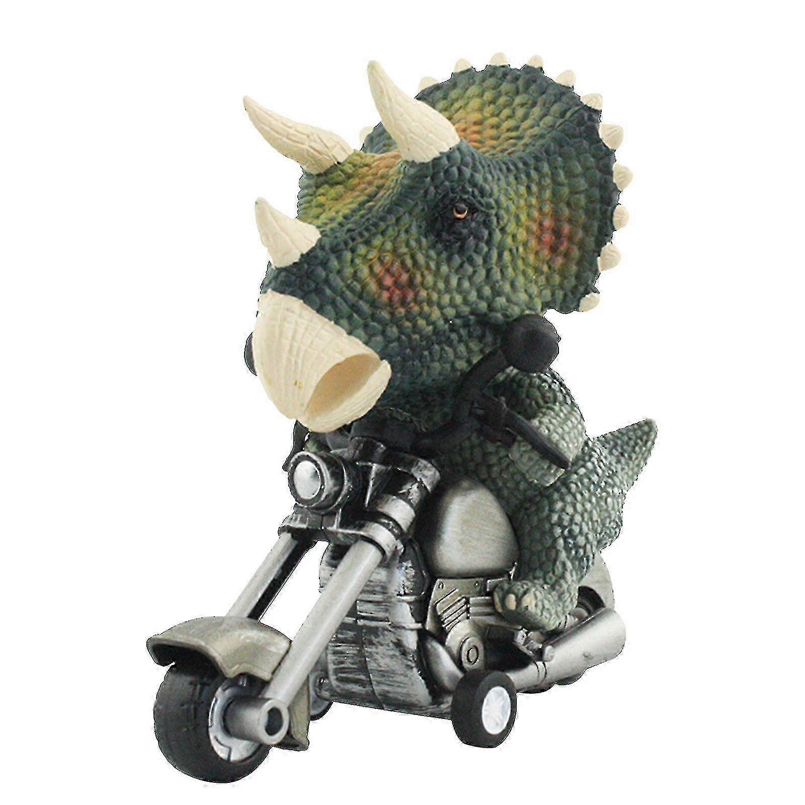 Dinosaur Motorcycle Toy - Transformable Dinosaur Toys with Car Function and Pull-Back Feature