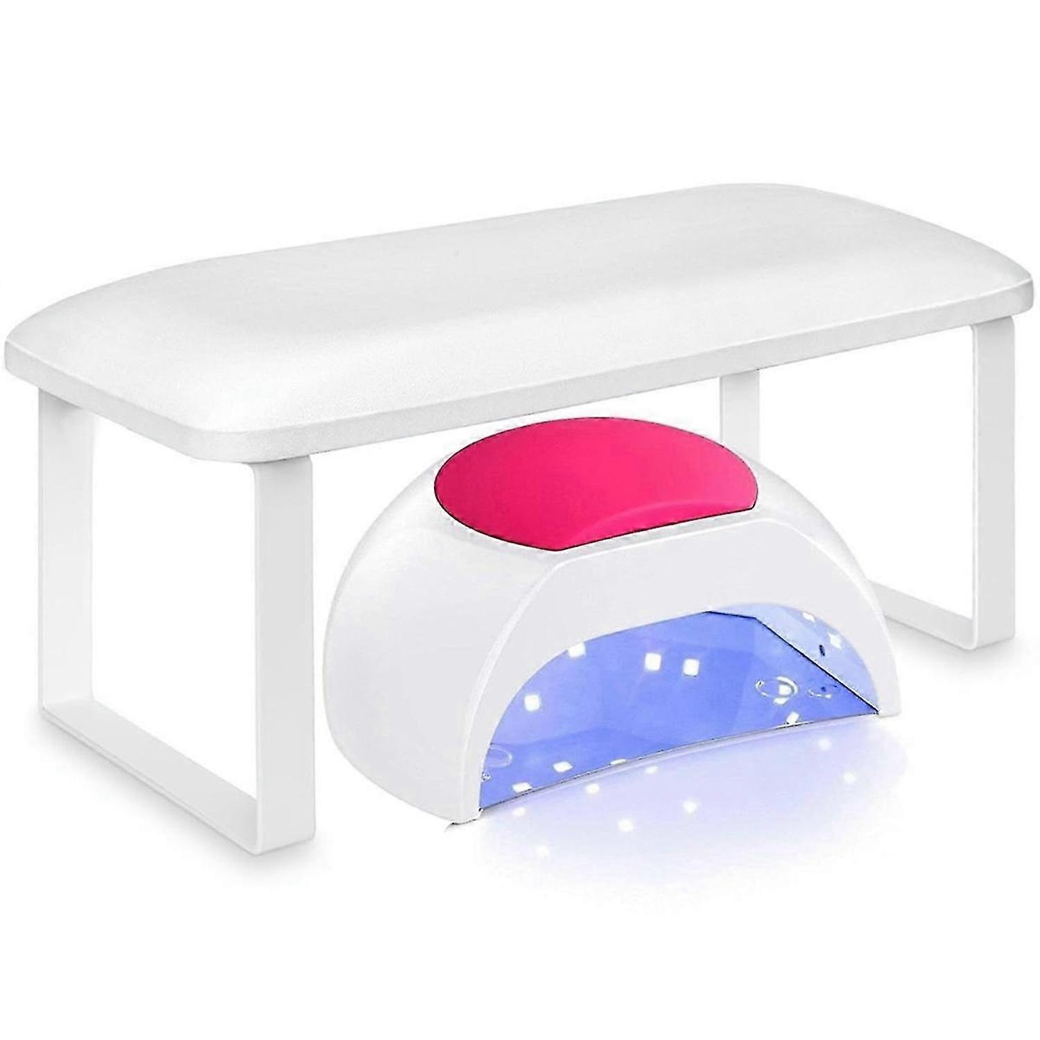 Nail Arm Rest, Detachable Arm Rest for Nails Tech, Non-Slip Hand Rest for Nails Tech,Nail Arm Rest for Nail Tech White