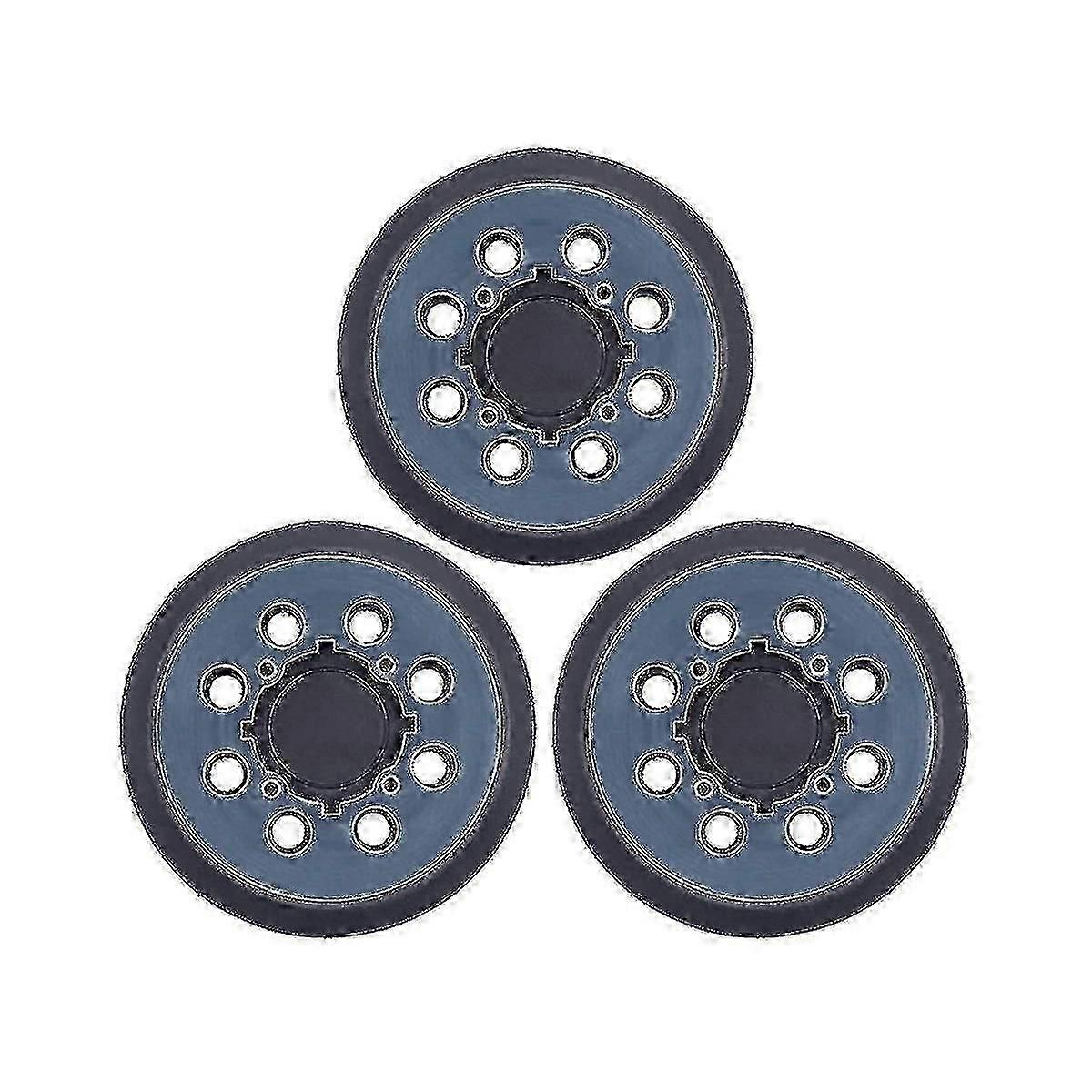 3-Pack 5 Inch Sanding Pad Backing Plates with 8 Hole Hook Loop for DeWalt DWE6423 Replacement